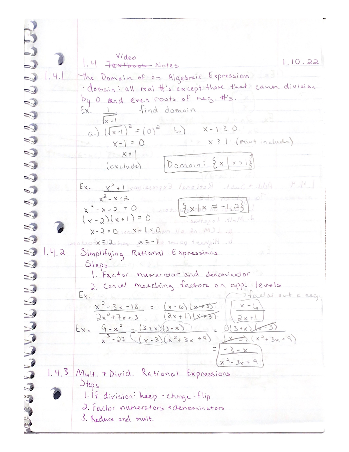 Chapter 1 Notes - MAT 1540 - Studocu