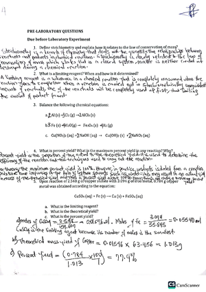 Experiment 1 Chm 1111 This Is Accurate Chem 1111 Studocu