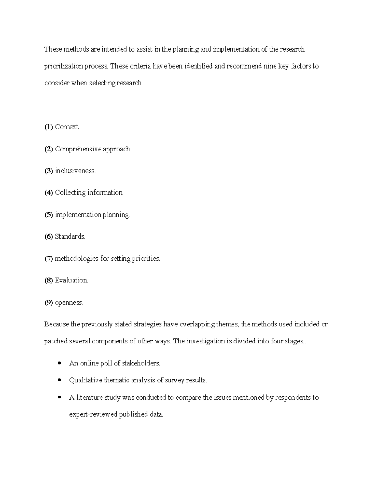Evaluation - acac - These methods are intended to assist in the ...