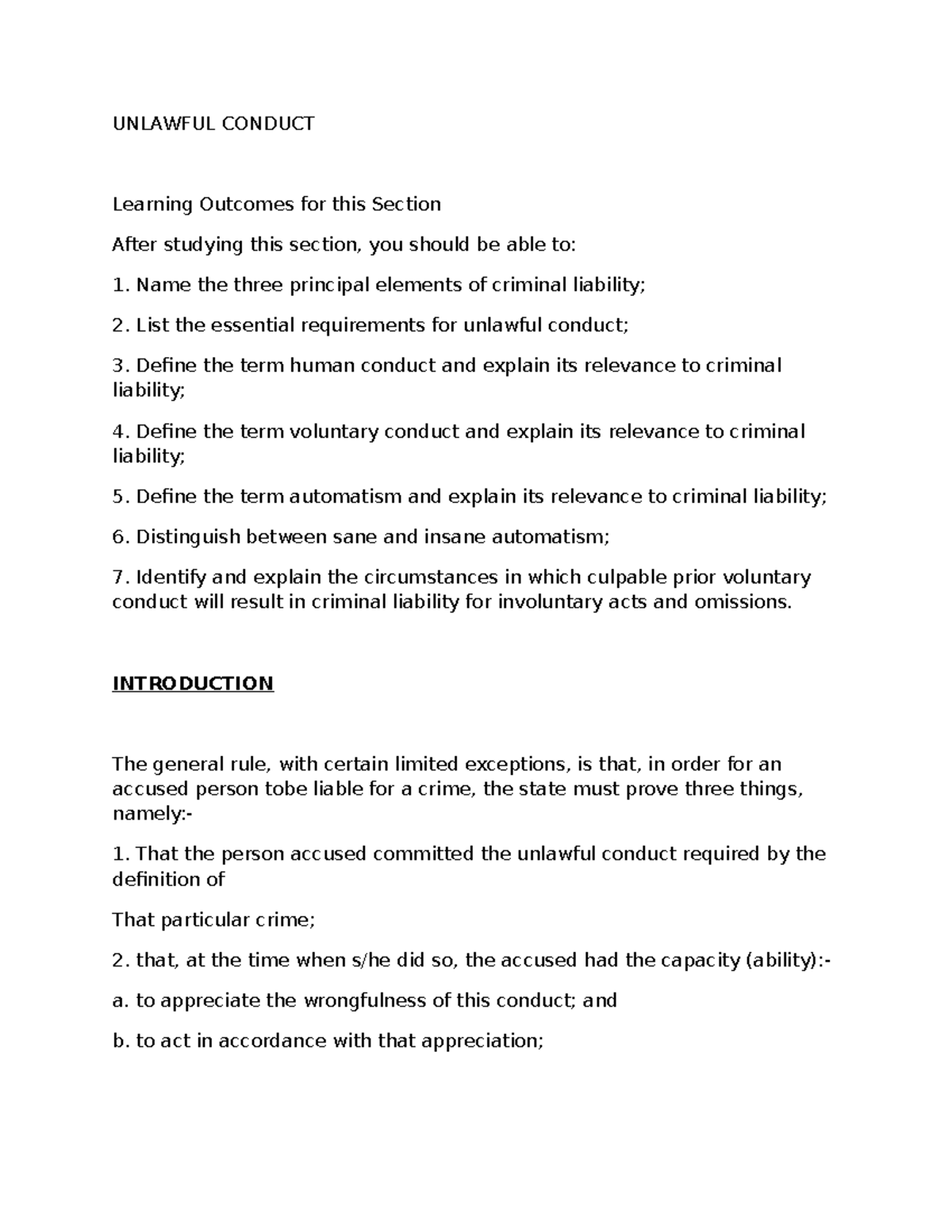 unlawful-conduct-l284-2020-2021-unlawful-conduct-learning-outcomes