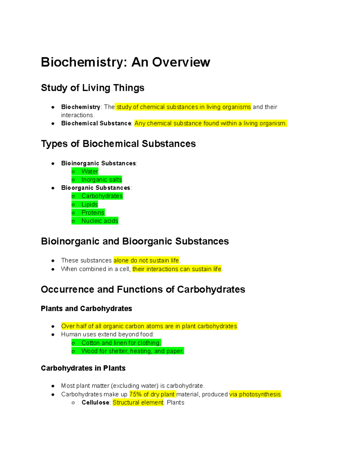 Inbound 5309831593330985602 - Biochemistry: An Overview Study of Living ...