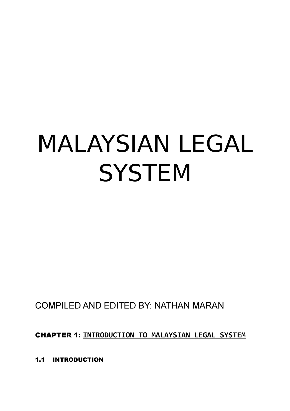 chapter-1-introduction-to-mls-1-malaysian-legal-system-compiled-and