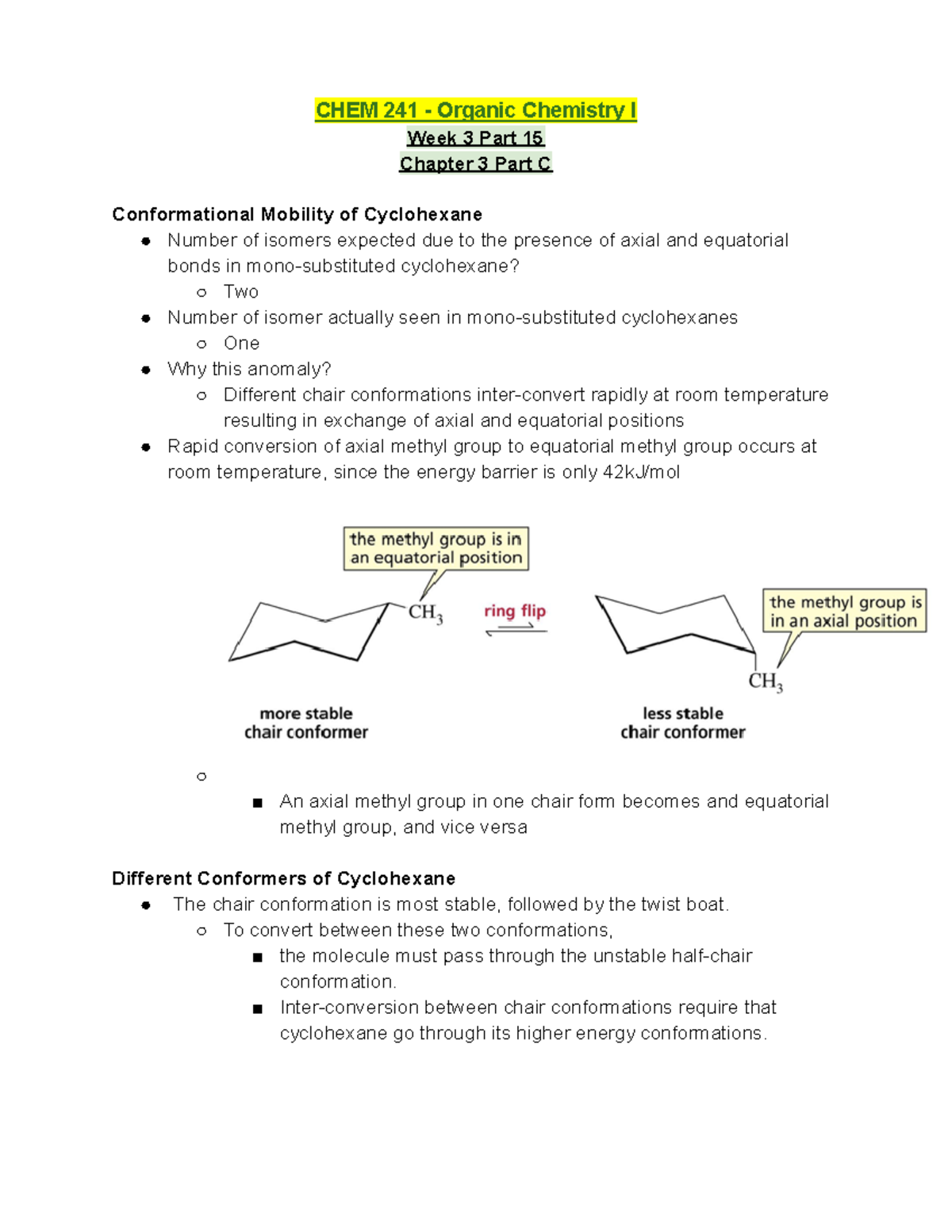 CHEM 241 Lecture Notes Week 3 Part 15 - Chapter 3 Part C Notes - CHEM ...