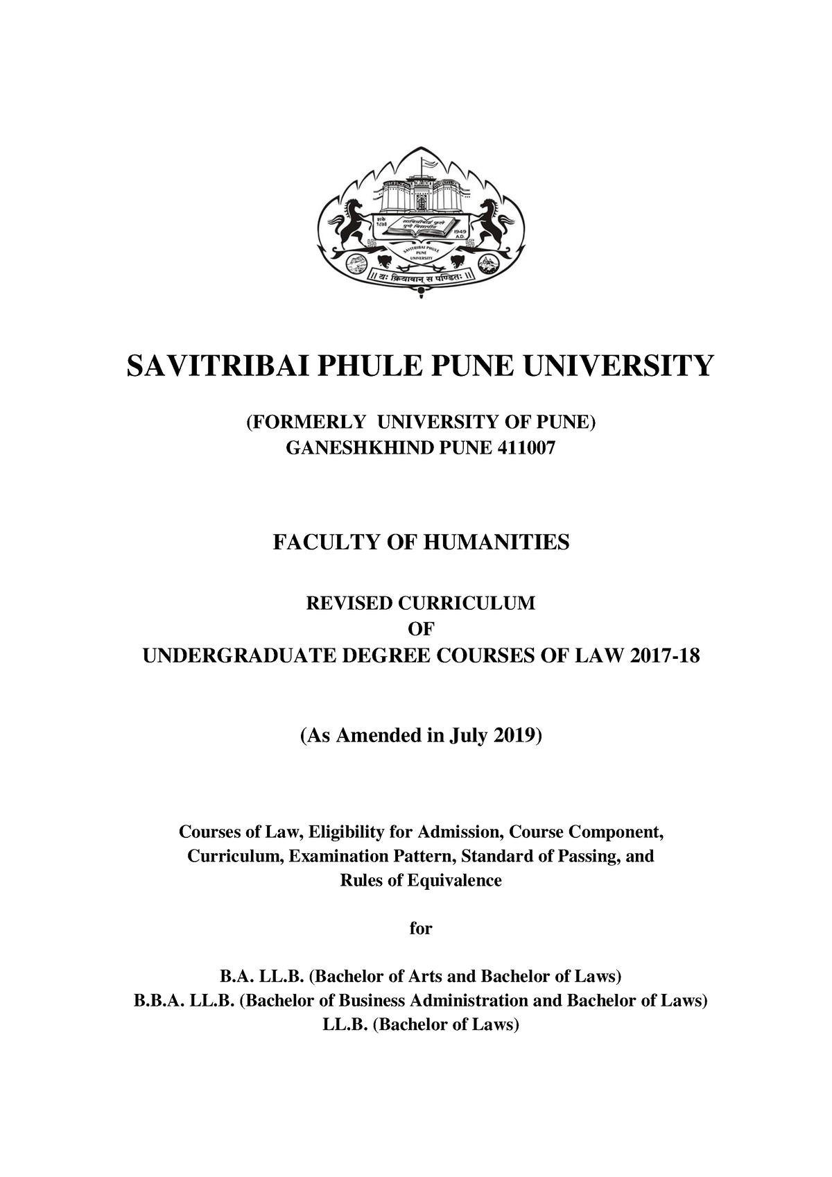 pune university phd course work syllabus