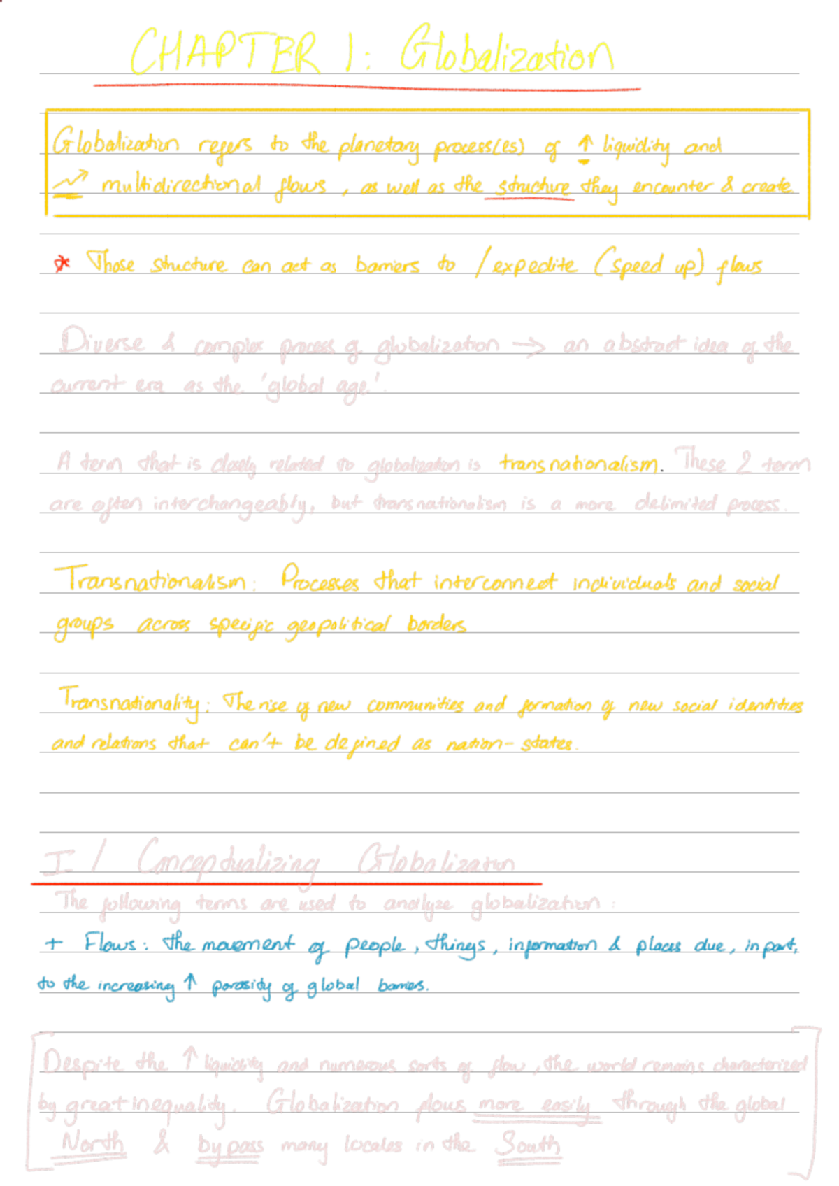 Business - notes - CHAPTER 1. Globalization Globalization regers to the ...