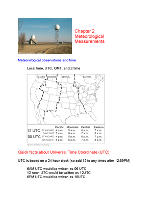 Chapter 1 Lecture Notes - Chapter 1 Properties of the Atmosphere What ...