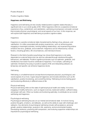 Happiness notes - Culture and Happiness ncbi.nlm.nih/pmc/articles ...