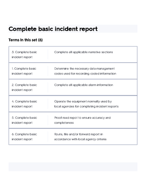 HOW TO Write A Report- THE FOUR Basic Parts Flashcards Quizlet - HOW TO ...