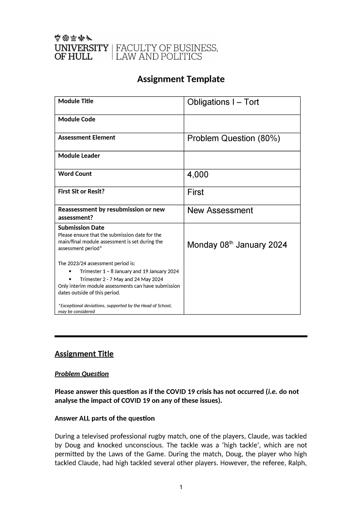 assessment summative case study