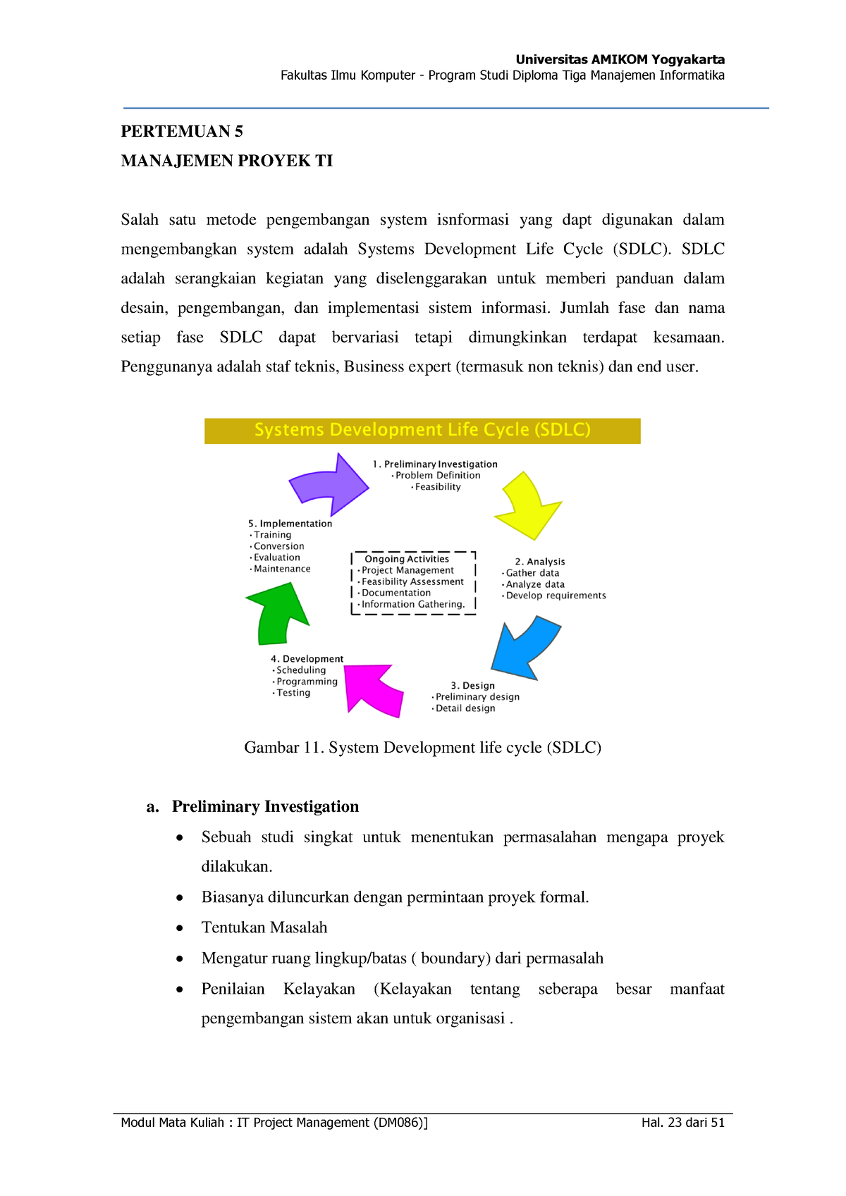 Modul Project Management - MANAJEMEN PROYEK TI - Fakultas Ilmu Komputer ...