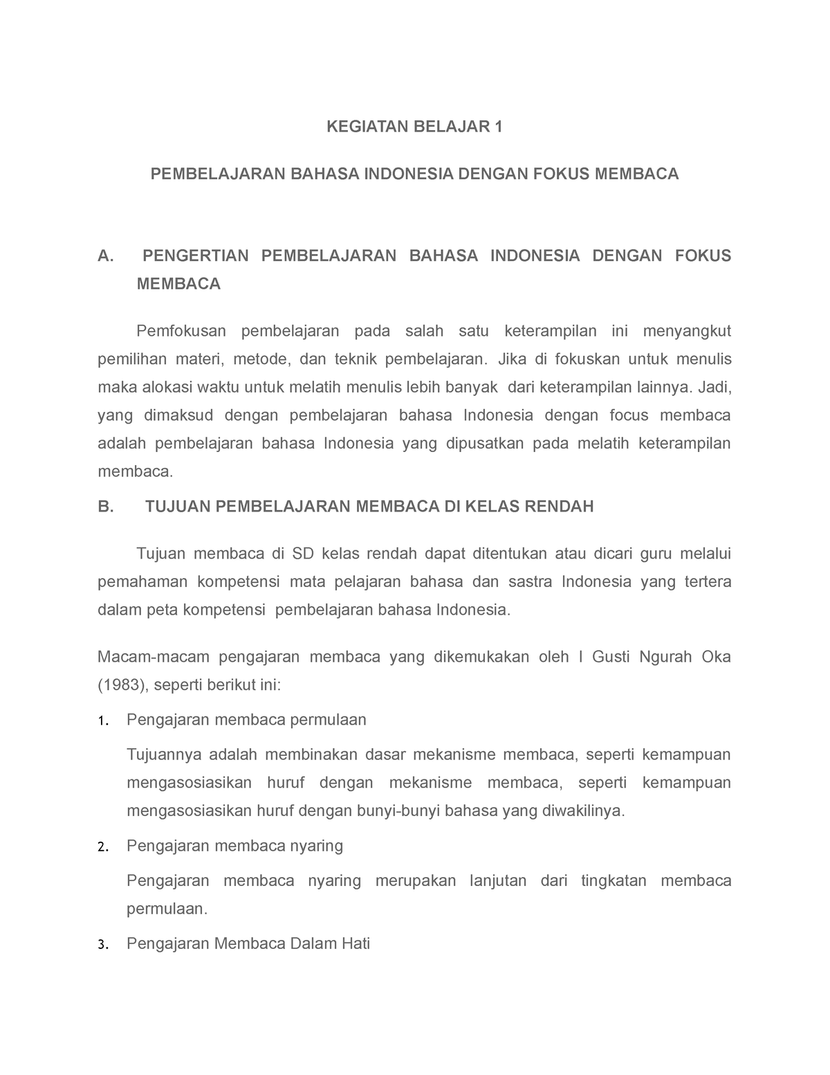 Rangkuman Modul 8 Kegiatan Belajar 1 - KEGIATAN BELAJAR 1 PEMBELAJARAN ...