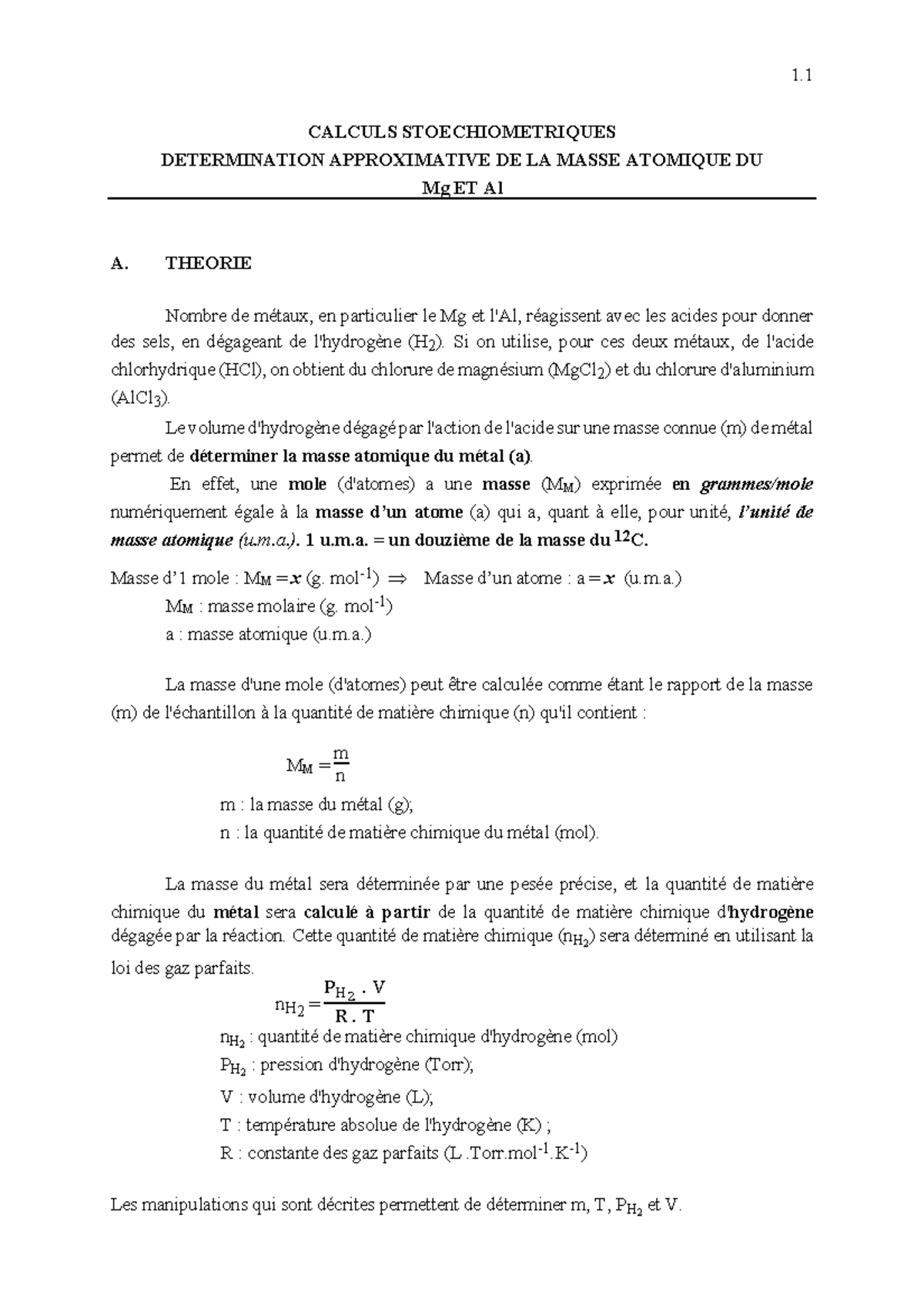 5-tp-1-d-termination-masse-atomique-calculs-stoechiometriques