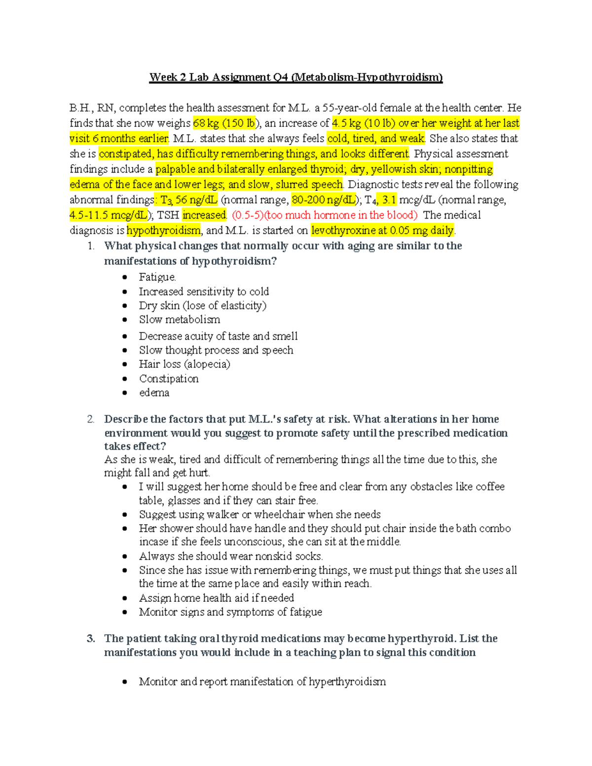 rn metabolism 3.0 case study test part 2