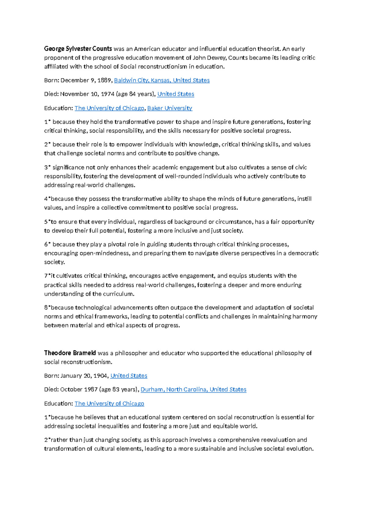 Tecscol Print - Summary Bachelor of Elementary Education - George ...