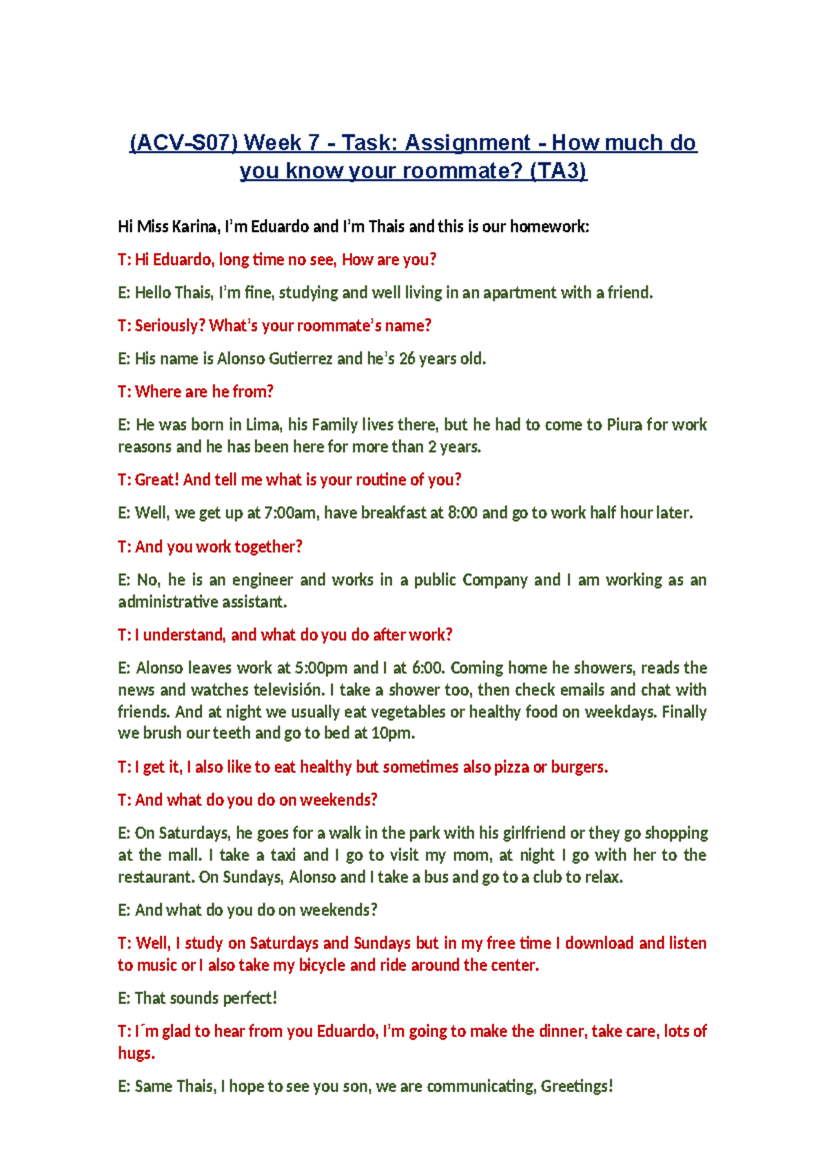 Week 7 TASK - week 7 - (ACV-S07) Week 7 - Task: Assignment - How much ...