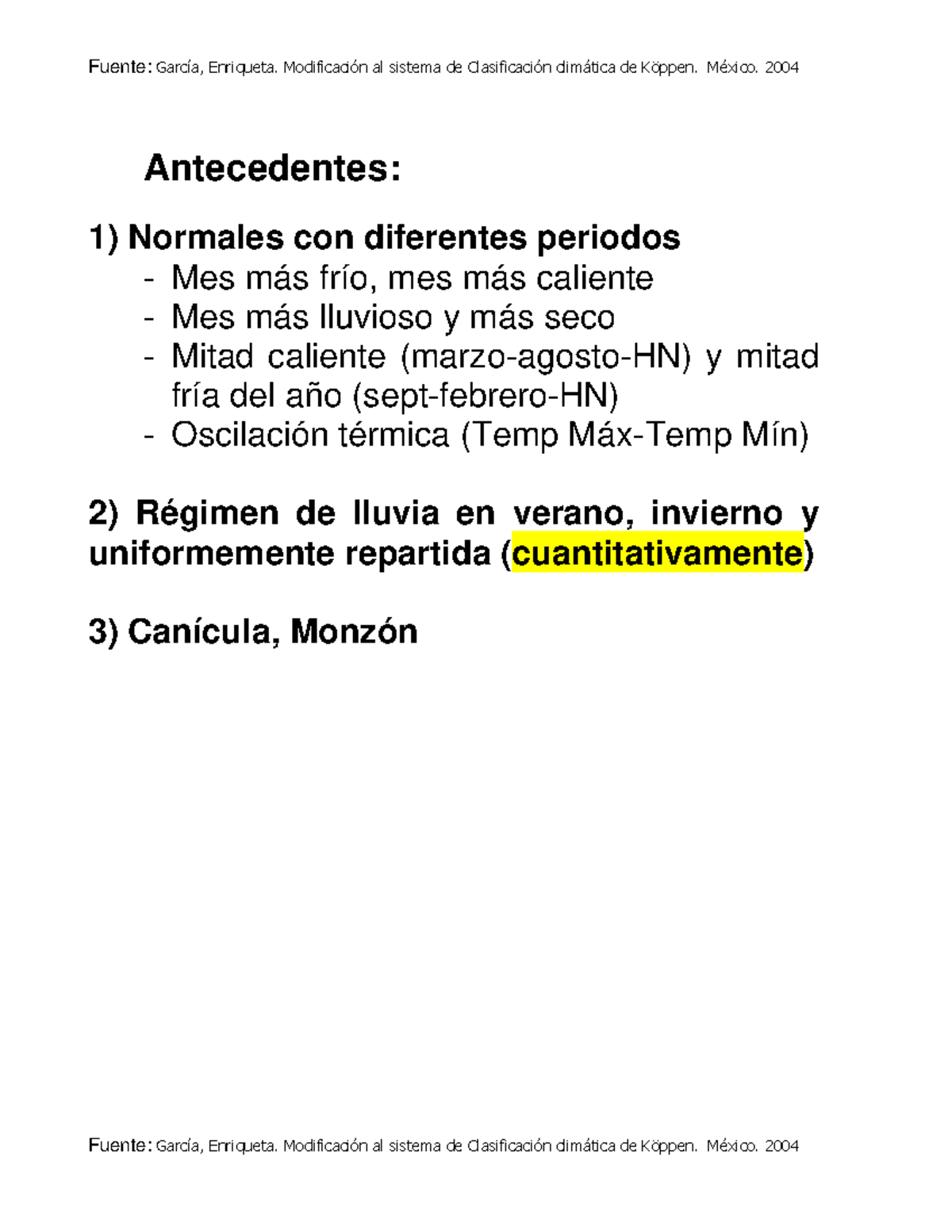 Clasificación Climática De Koppen (Notas Y Tarea Del 3er Parcial ...