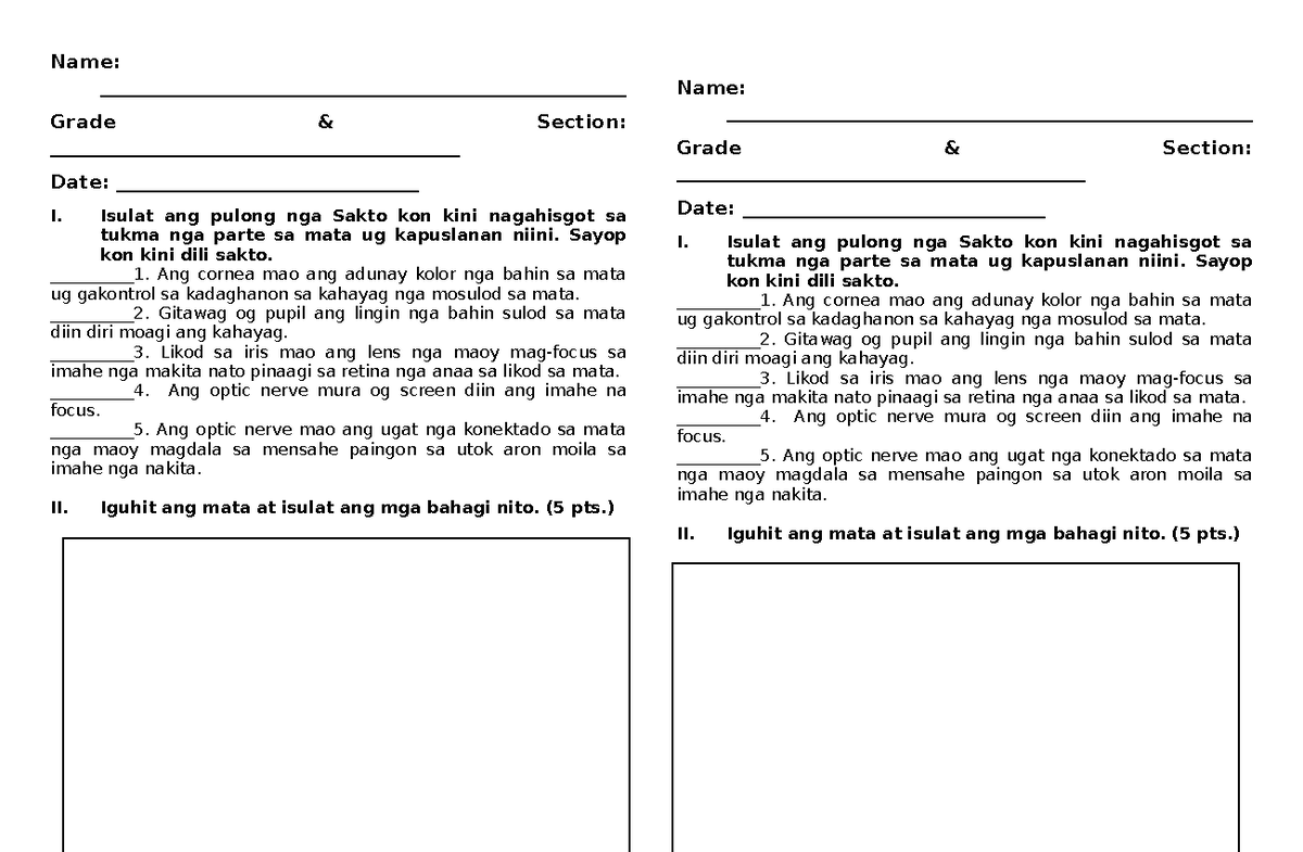 Science qrt 2 - none - Name ...