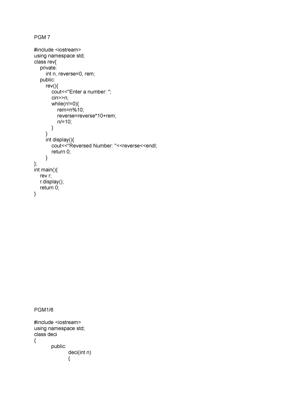 week-4-constructors-pgm-7-include-using-namespace-std-class-rev