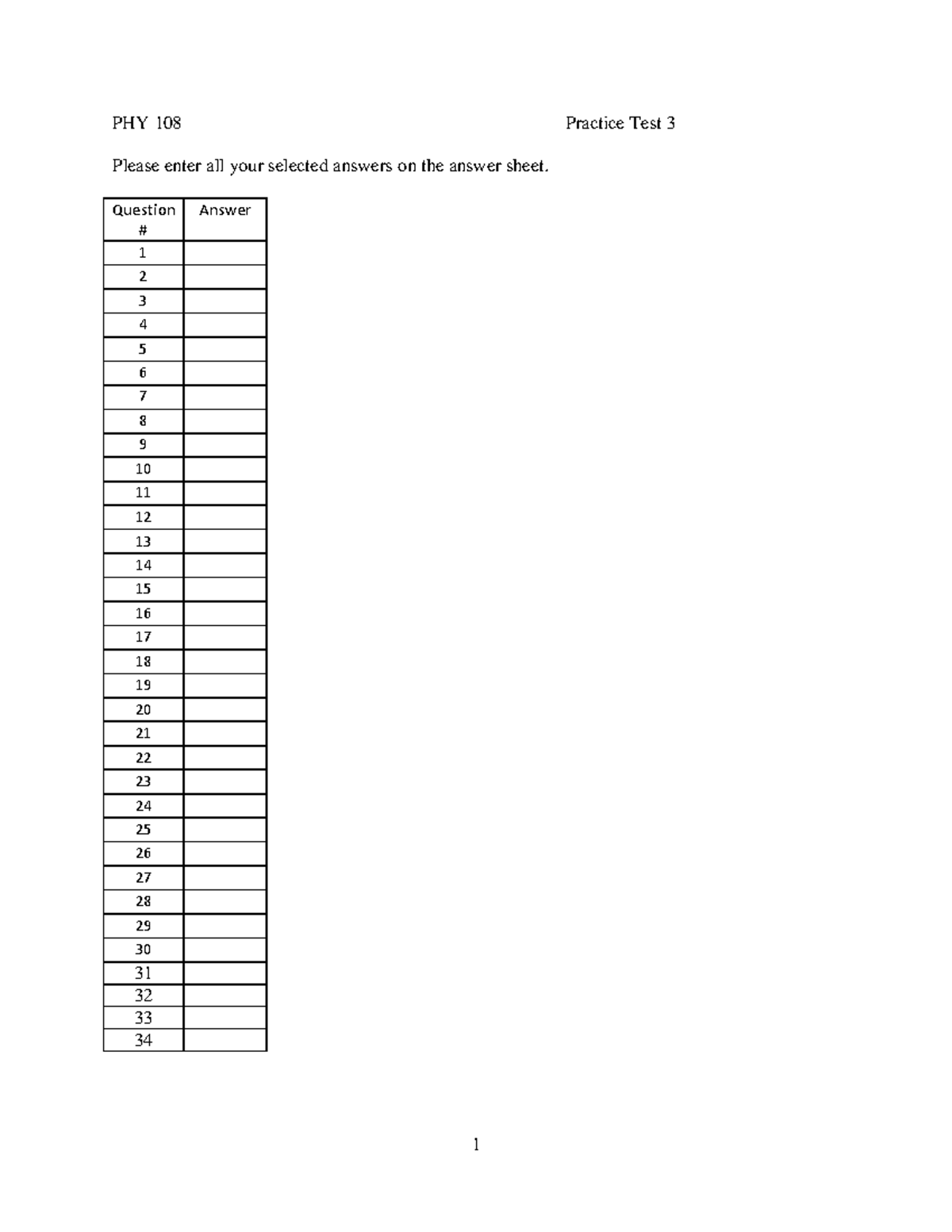 Nat Practice Test Answer Sheet In 2023 Practice Testi 9111