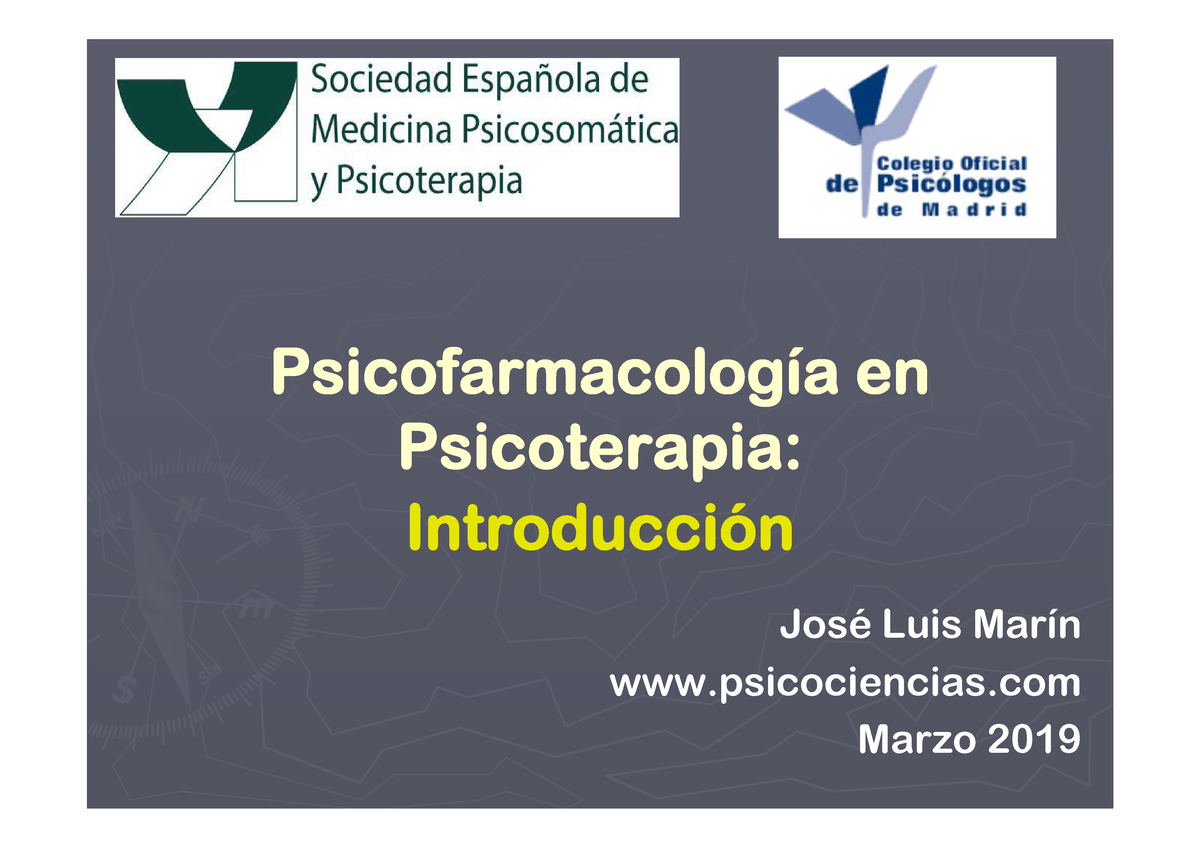 Psicofarmacologia.pdf Psicofarmacologia EN Psicoterapia ...