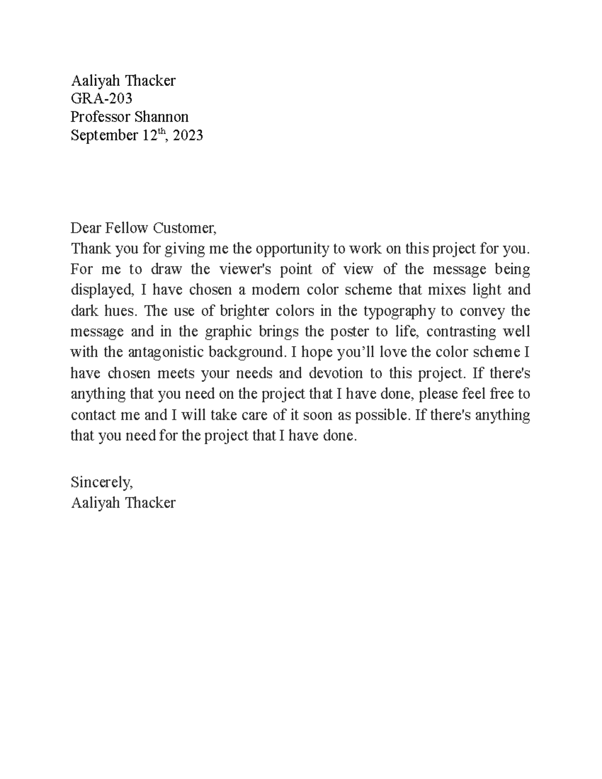 Email for 3-2 - gra-205gra-205 its exaple work - Aaliyah Thacker GRA ...