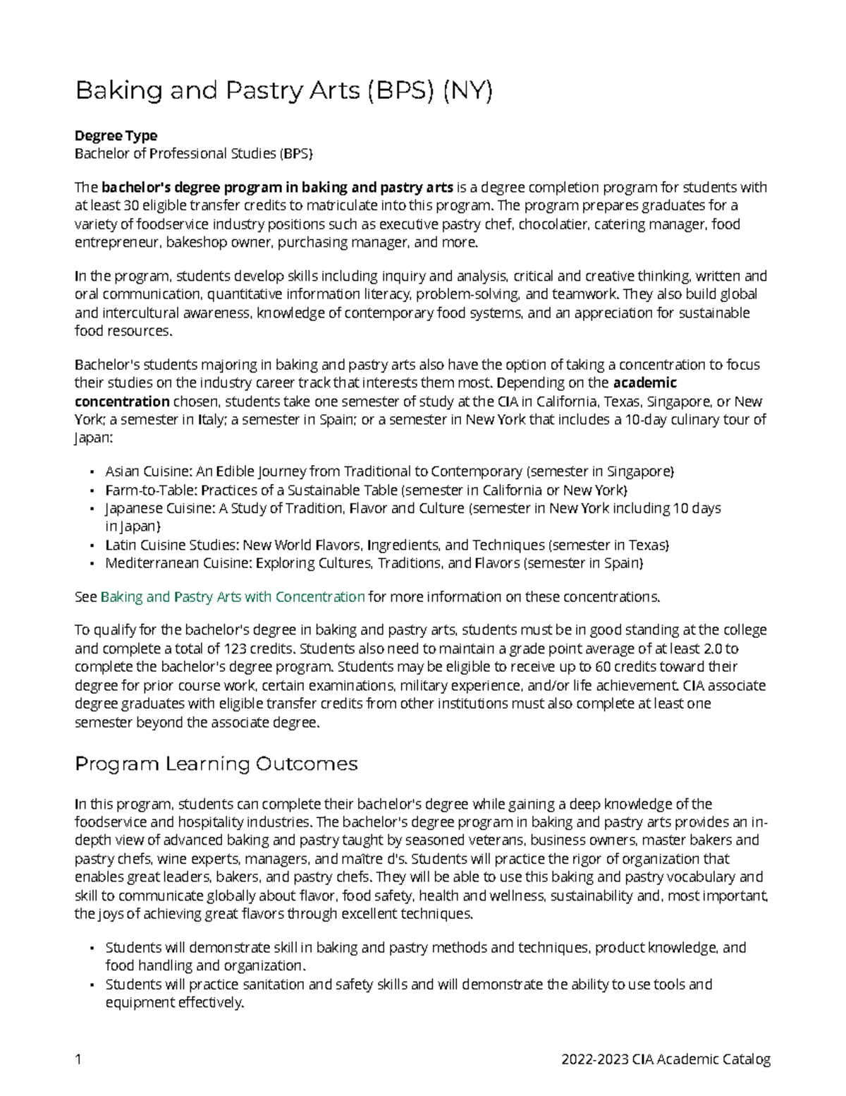 Baking and pastry arts bps ny Baking and Pastry Arts (BPS) (NY