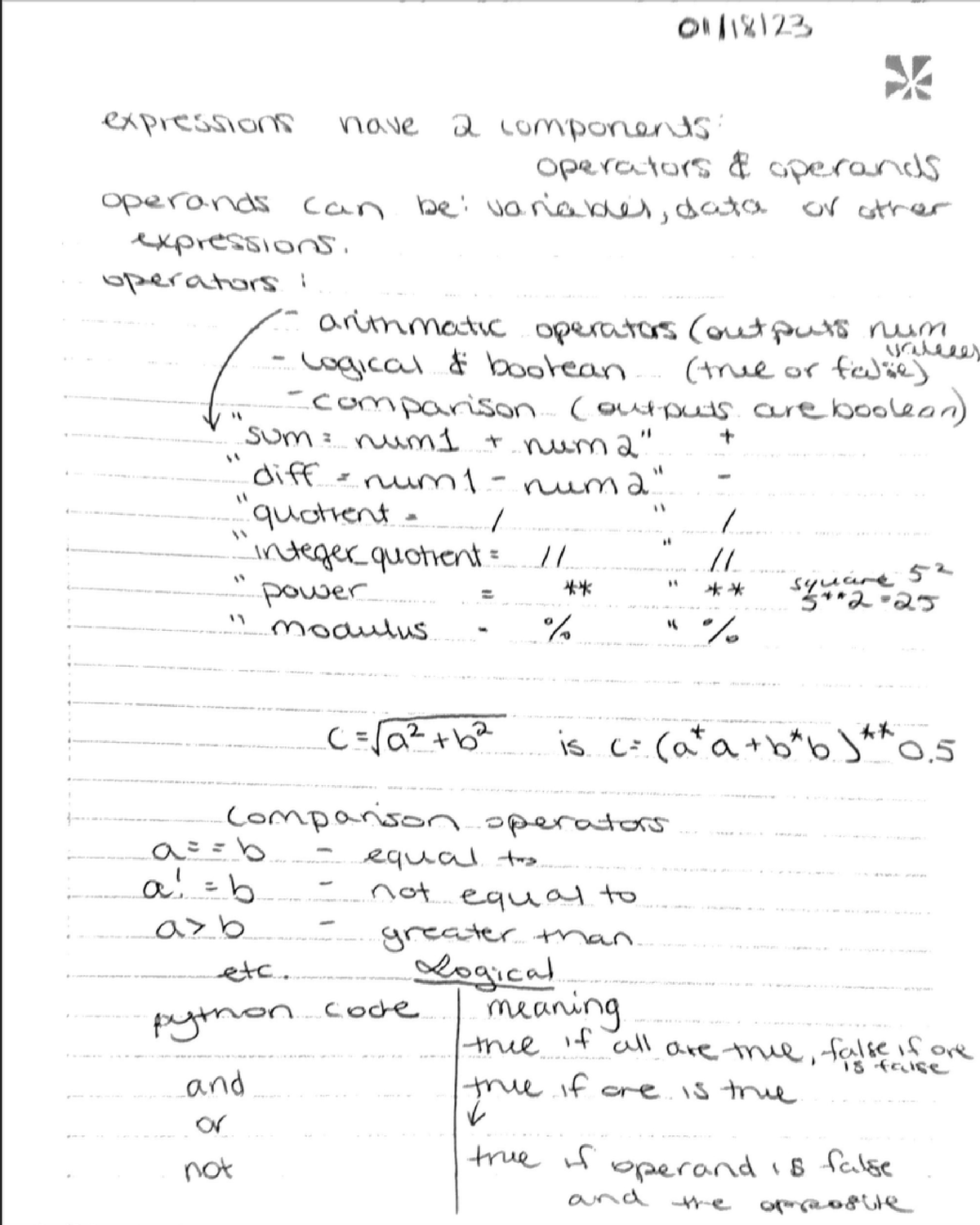 Notes 3 - ENGR 1330 - Studocu