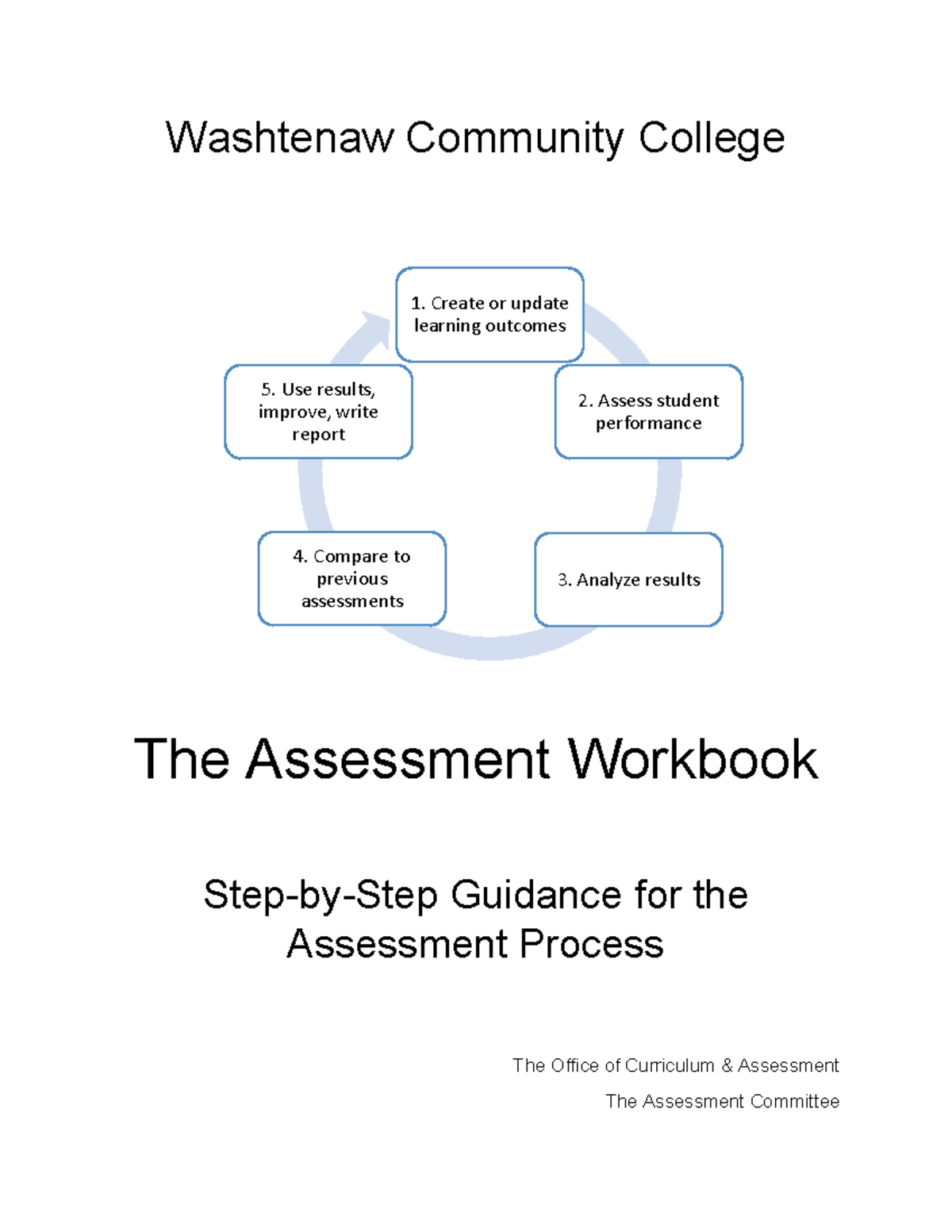 Assessment-workbook - notes - Washtenaw Community College The ...
