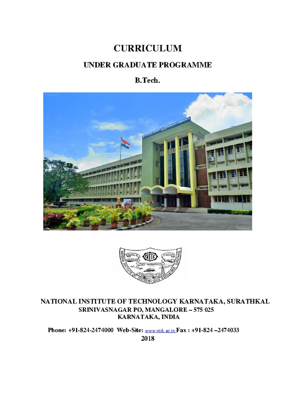 UG Curriculum 2018 - sgi;ongheri;ogerighier - CURRICULUM UNDER GRADUATE ...