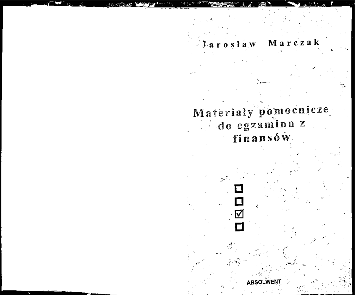 J Harasimowicz Finanse I Prawo Finansowe