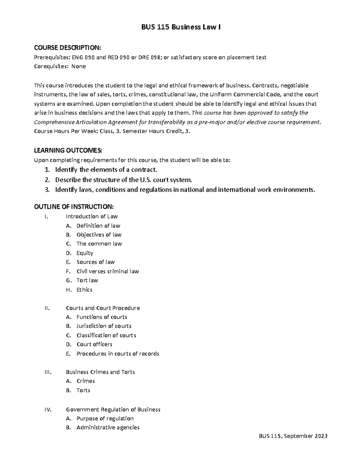 BUS115 - Essay for planning on business admin and laws - BUS 115 ...