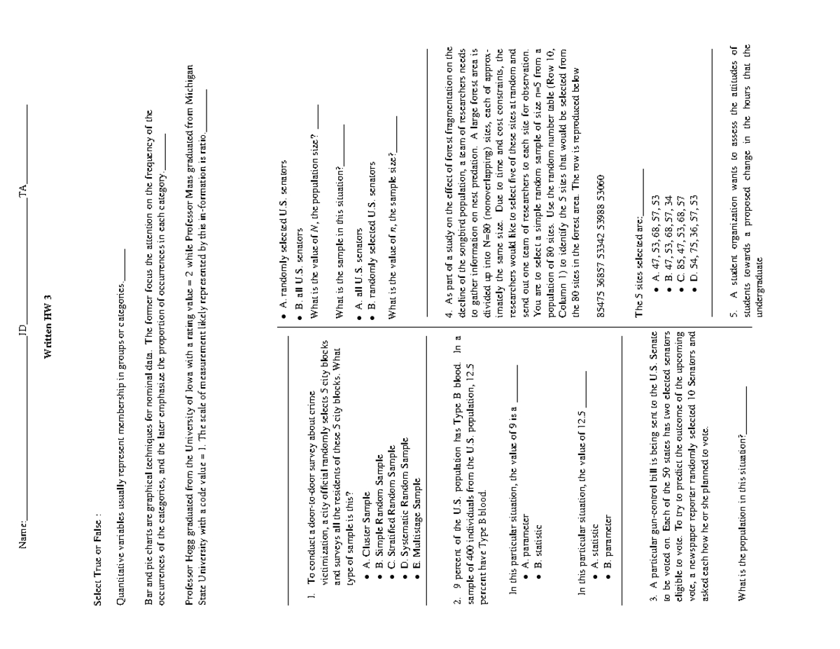 Outline states hw #3A - - Studocu