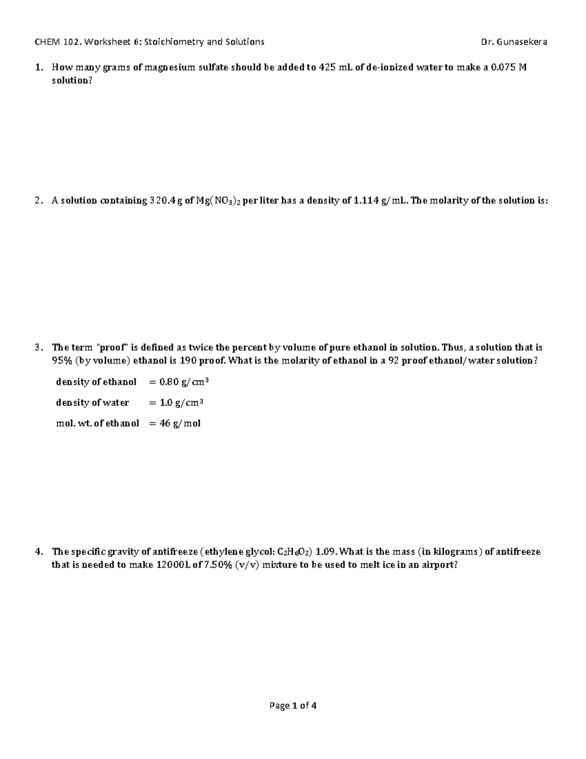 6+WS%2306+Solutions+and+Solution+Stoichiometry+%28Chapter+6+Zumdahl ...