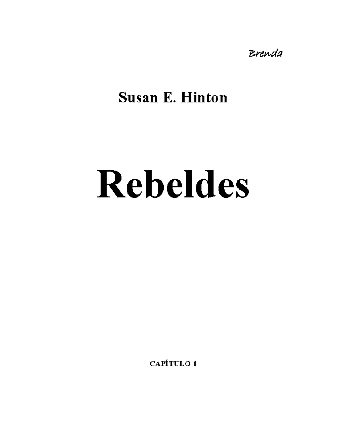 Rebeldes Versión 1 - Libro Para Leer Y Entender Mas Acerca Del Delito ...