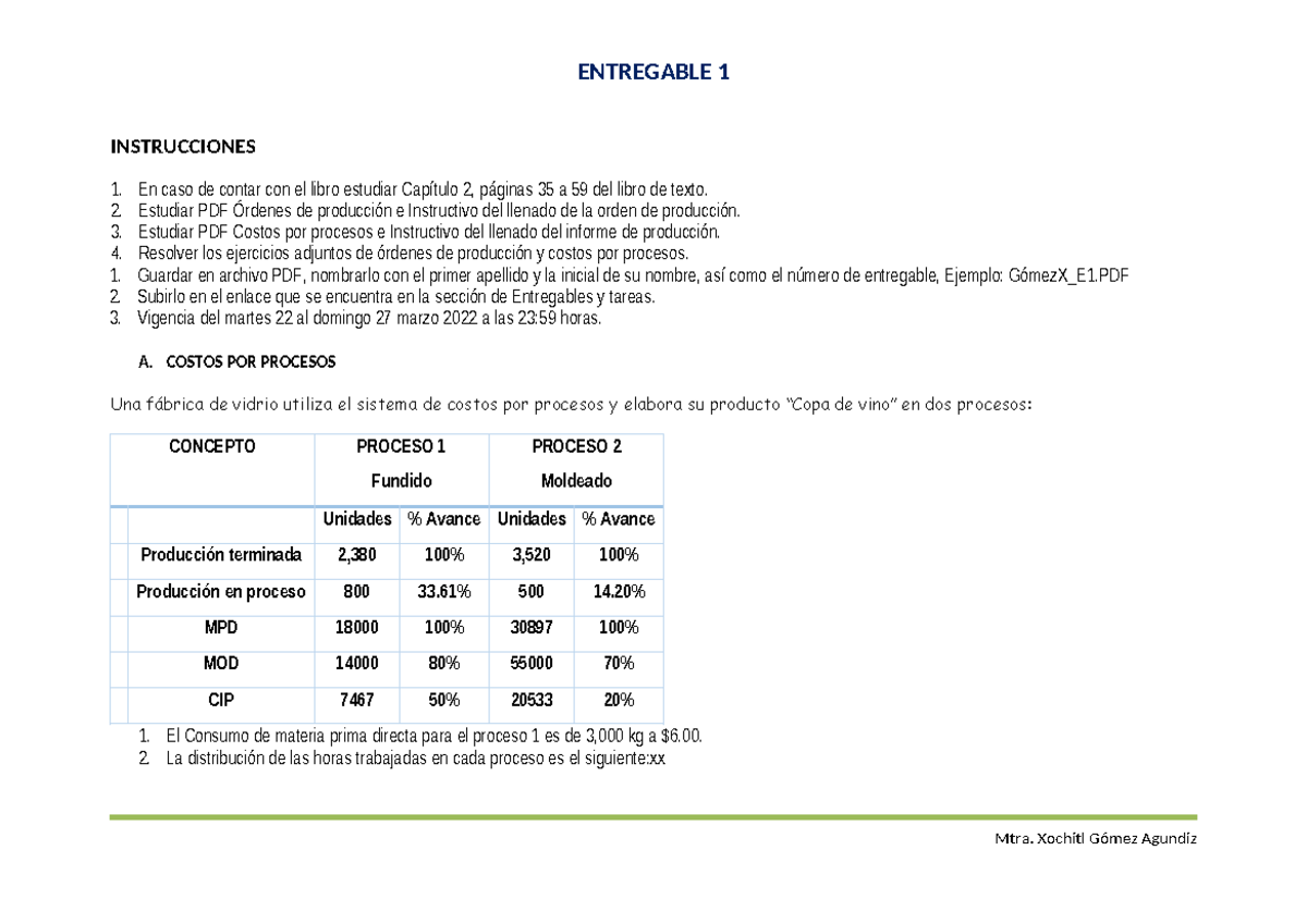 Entregable 1 - Actividad Express - INSTRUCCIONES 1. En Caso De Contar ...