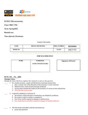 ECO 111 Chapter 1 Final Testbank - Chapter 1 Ten Principles Of ...