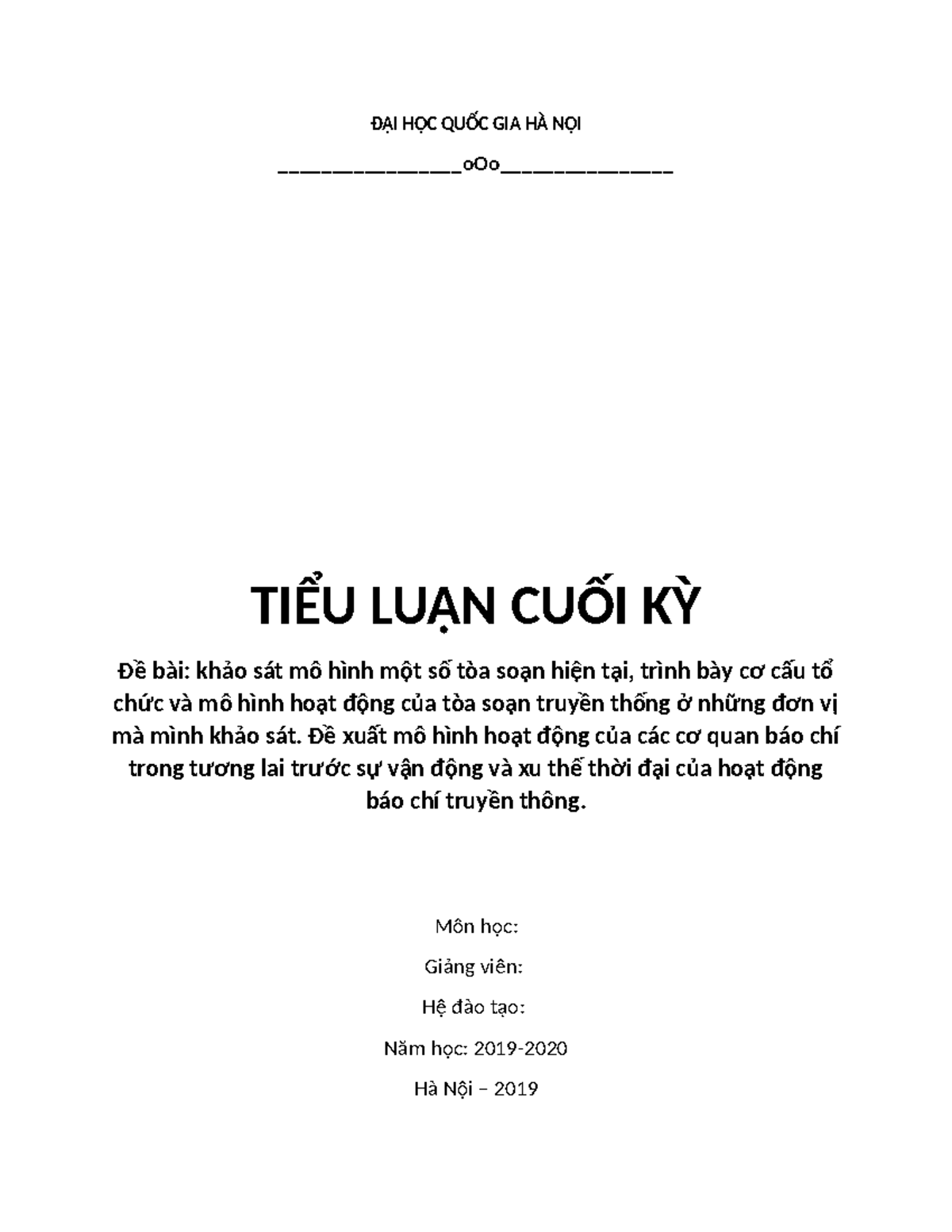 Tòa soạn số sẽ làm thay đổi toàn diện báo chí Việt Nam