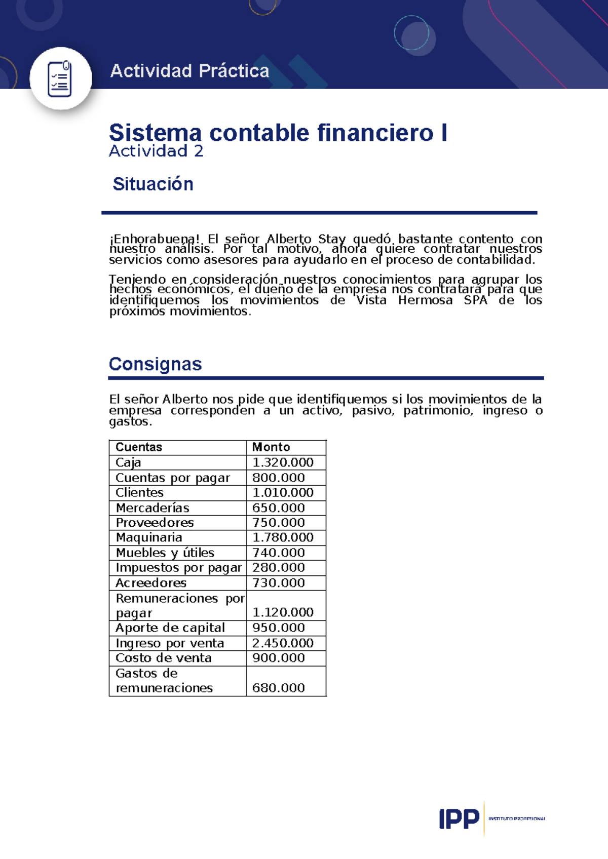 Andrea Hernandez M1-E1 API2 Sistema Contable Financiero - Actividad 2 ...