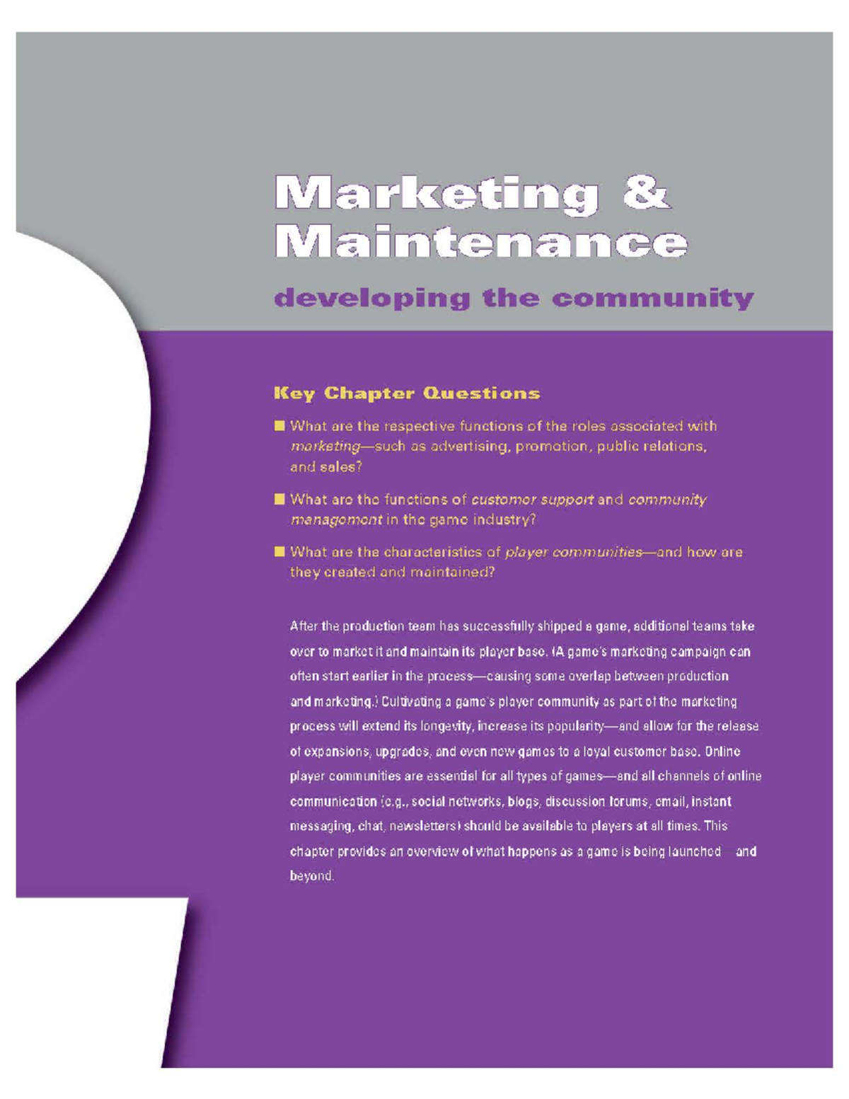 Game development essentials Chapter Twelve - WBG370 - Studocu