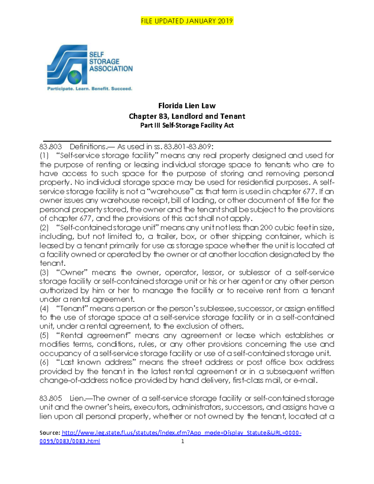 Florida Lien Law Source leg.state.fl/statutes/index.cfm?App_mode=Display_Statute&URL=0000