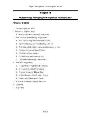 Project Management The Managerial Process Chap 09 Solution Manual ...