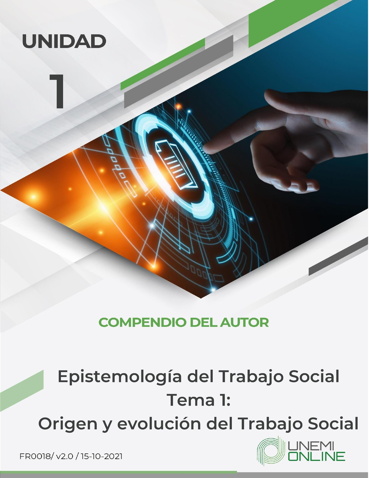 Compendio S 1 Y 2 - 1 Epistemología Del Trabajo Social Tema 1: Origen Y ...