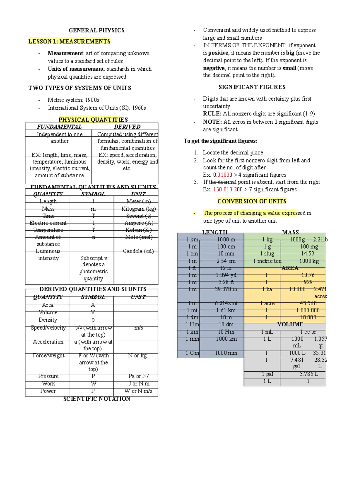 Physics-reviewer-stem-12 compress - GENERAL PHYSICS LESSON 1 ...