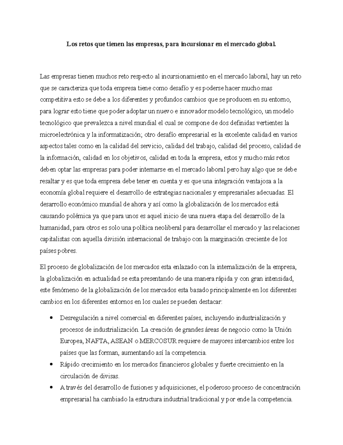 Los retos que tienen las empresas e implementacion - Los retos que ...