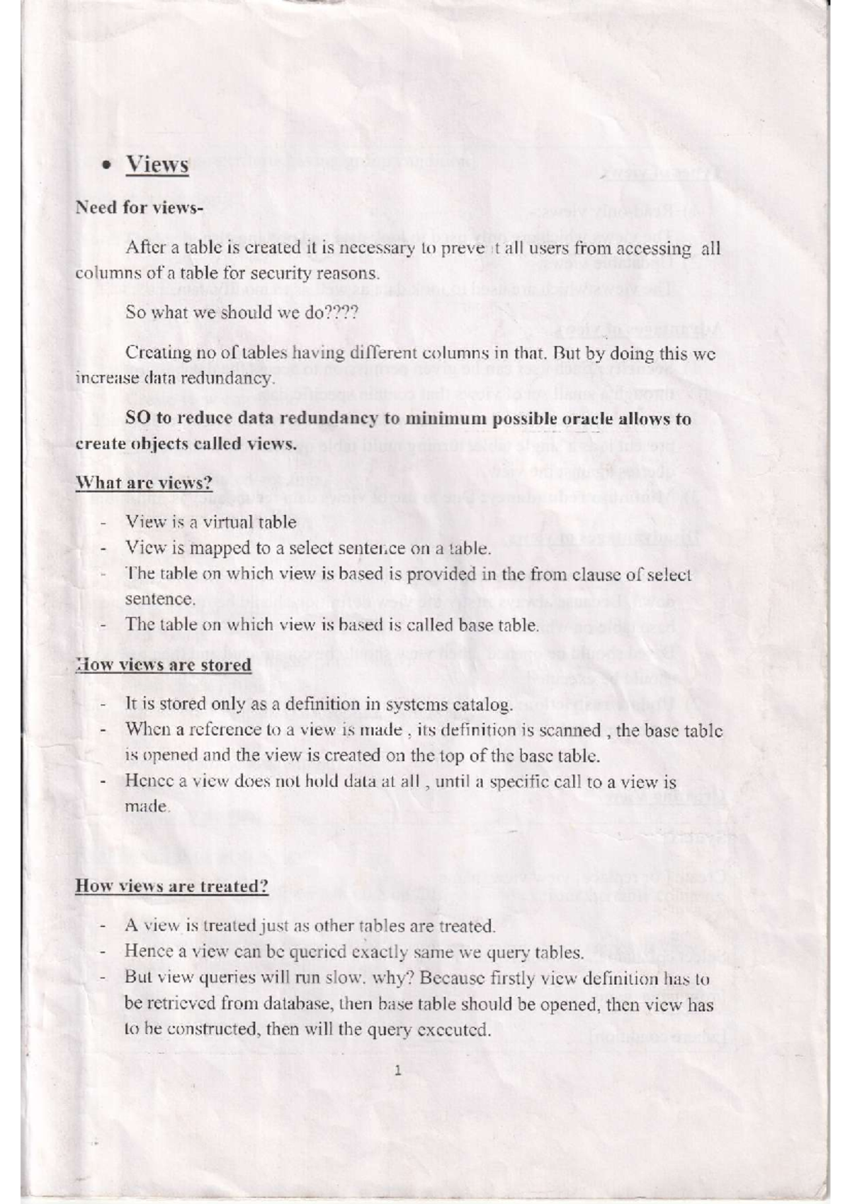 3.4 to 3.8 DBMS - notes - Computer science - Studocu