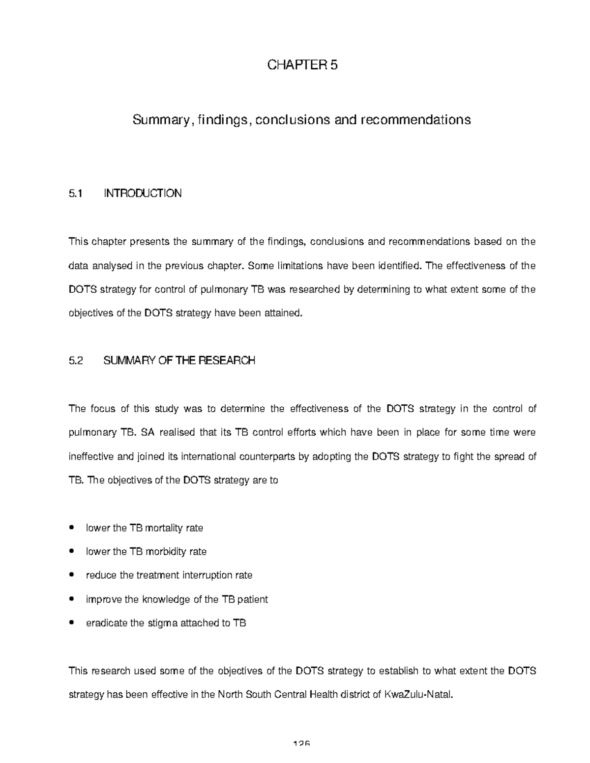 Inbound 6878589262585326799 - CHAPTER 5 Summary, findings, conclusions ...