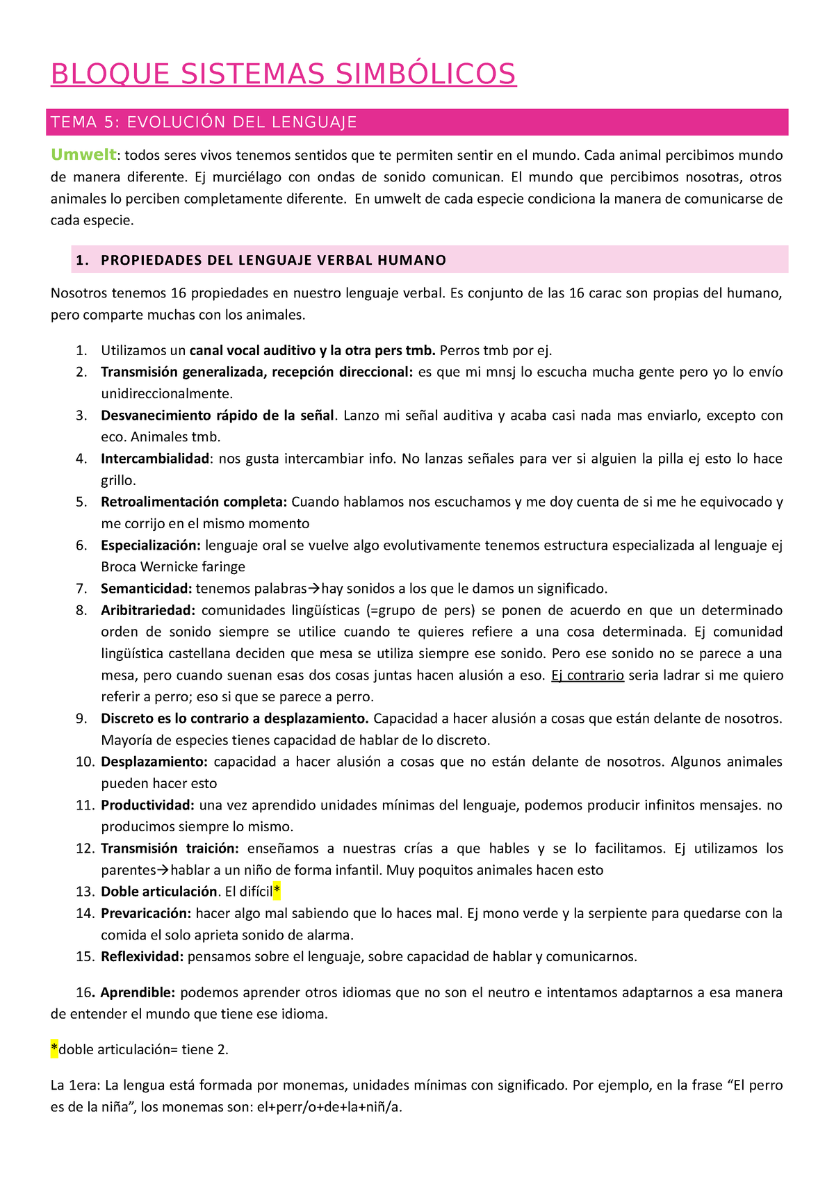 Sistemas Simbolicos Bloque Sistemas SimbÓlicos Tema 5 EvoluciÓn Del 6110