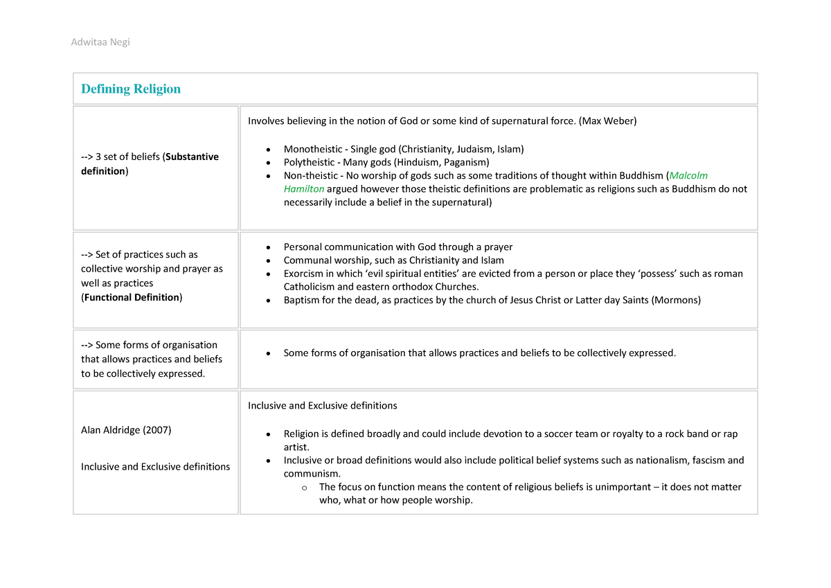 a2-religion-notes-defining-religion-3-set-of-beliefs-substantive