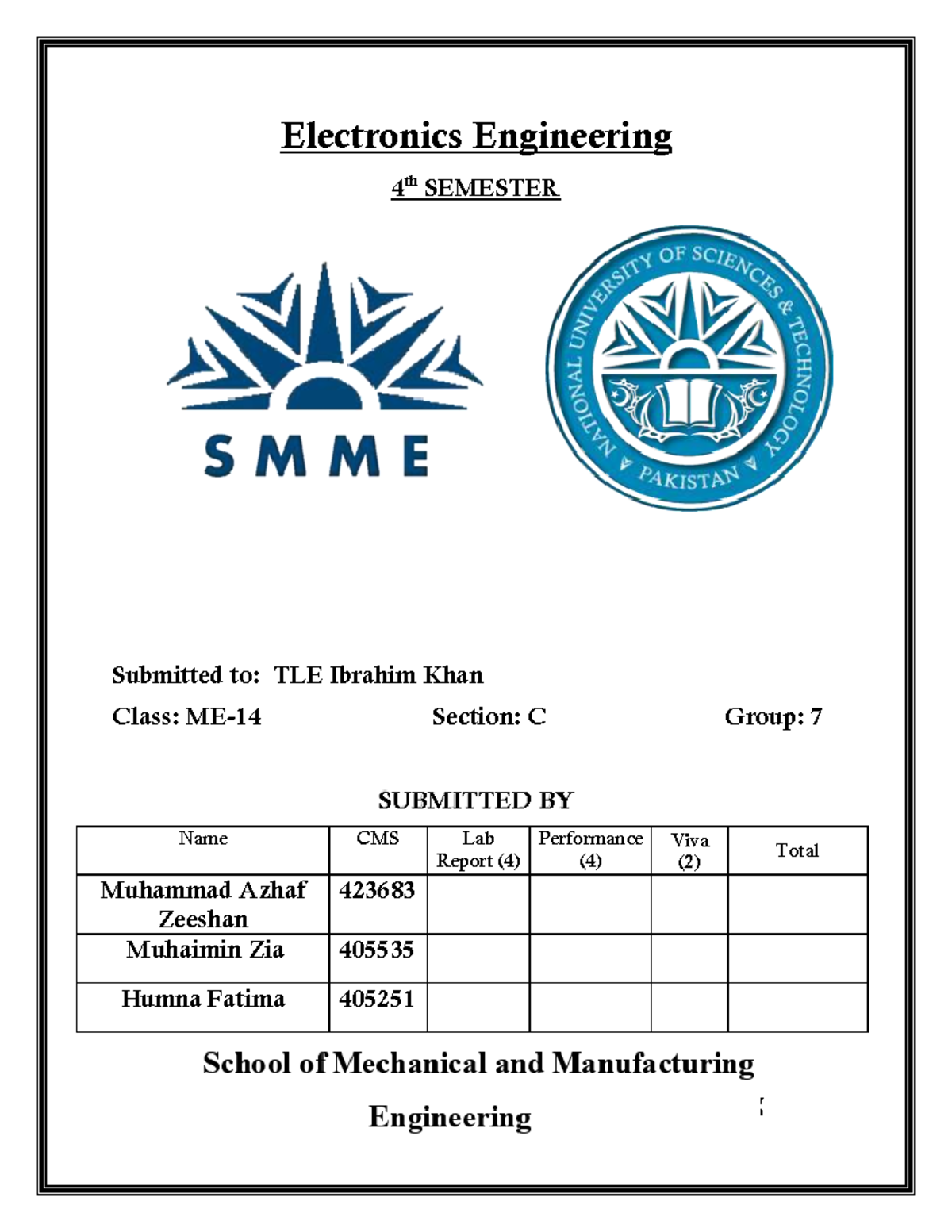 Group 7 Ee Lab 5 Zener Diode Electronics Engineering 4 Th Semester