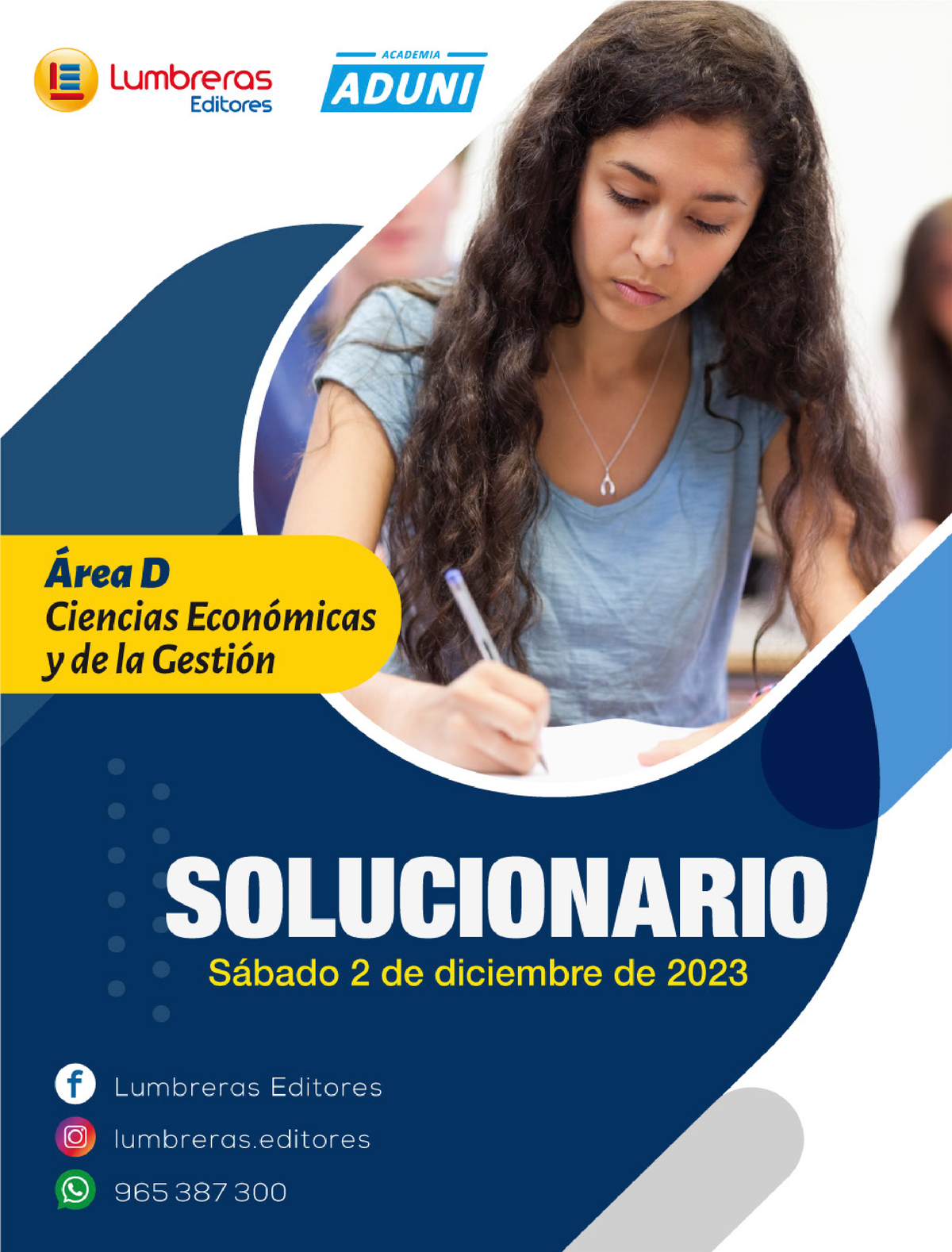 12 SOL Adm Unmsm 2024-I - Area D - Lumbreras Editores / Academia ADUNI ...